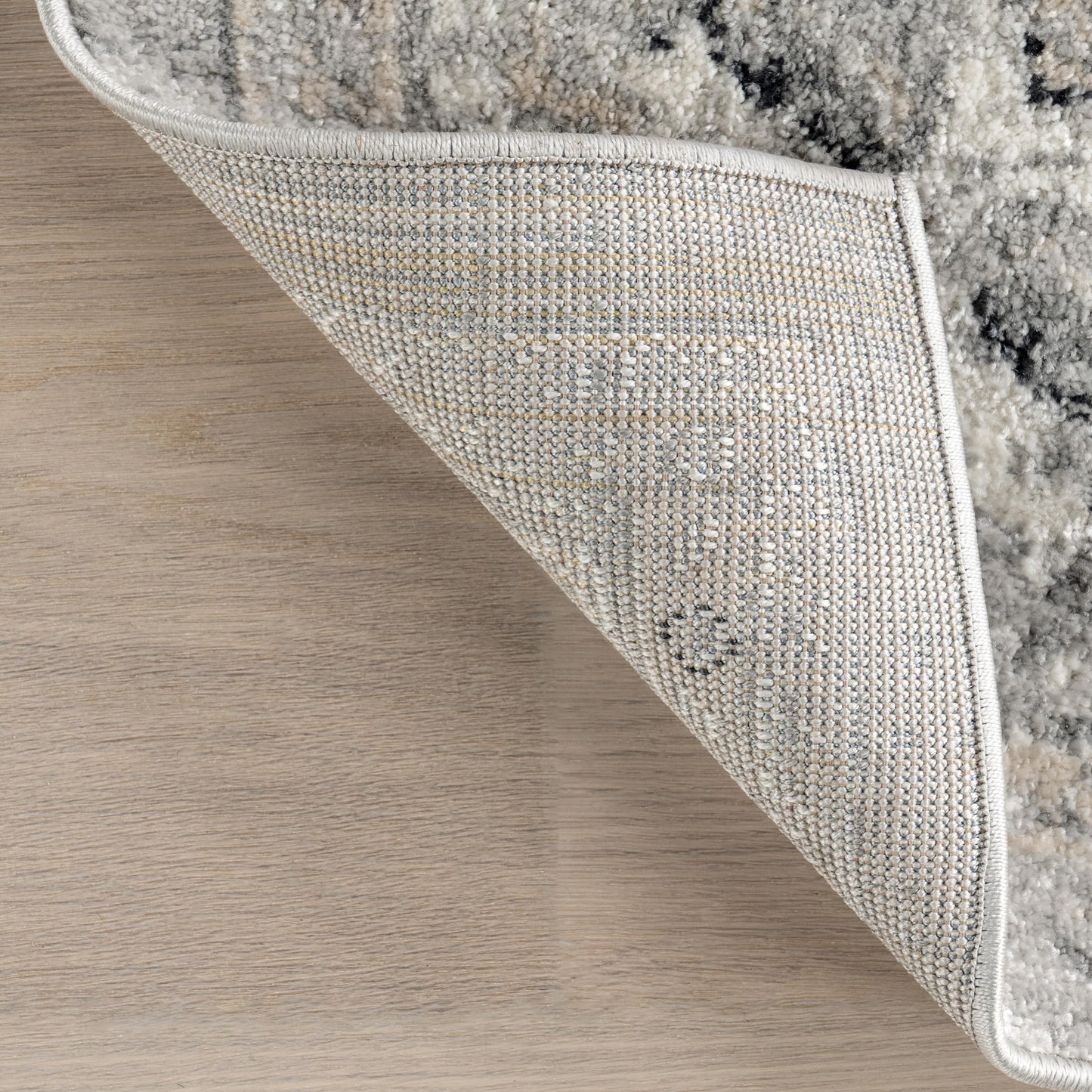 Nuloom Gena Light Grey/Ivory, 13' x 15', Distressed Medallion, Soft and Cozy, High Traffic, Stain Resistant, Easy Clean, Durable Area Rug for Bedroom, Living Room, Dining Space, Den, Foyer, Entryway