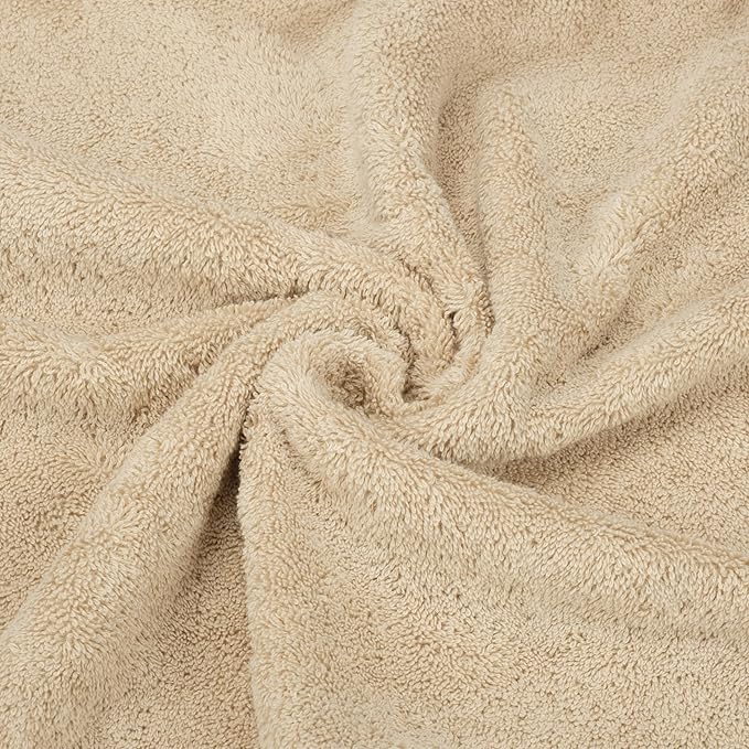 American Soft Linen Luxury 6 Piece Towel Set, 2 Bath Towels 2 Hand Towel 2