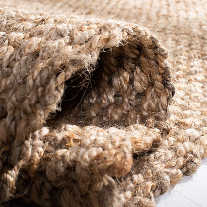 SAFAVIEH Natural Fiber Collection Area Rug - 5' x 8', Natural, Handmade Tassel Jute, Ideal for High Traffic Areas in Living Room, Bedroom (NF467A)