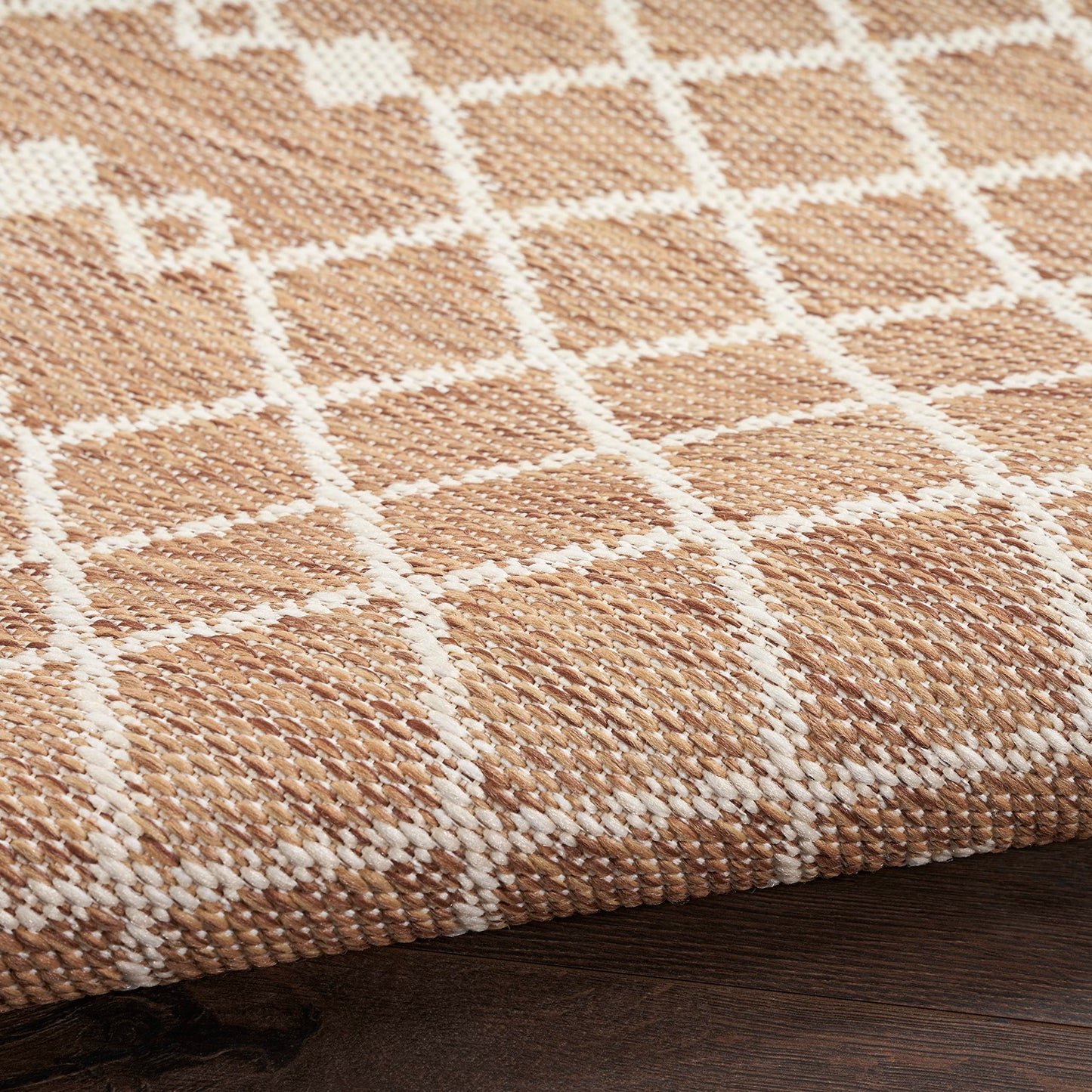 Nourison Home Positano Jute 5' x 7' Area Rug - Easy Clean, Non Shedding, Bed Room, Living Room, Dining Room, Kitchen (5' x 7')