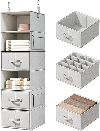 6-Shelf Hanging Closet Organizer