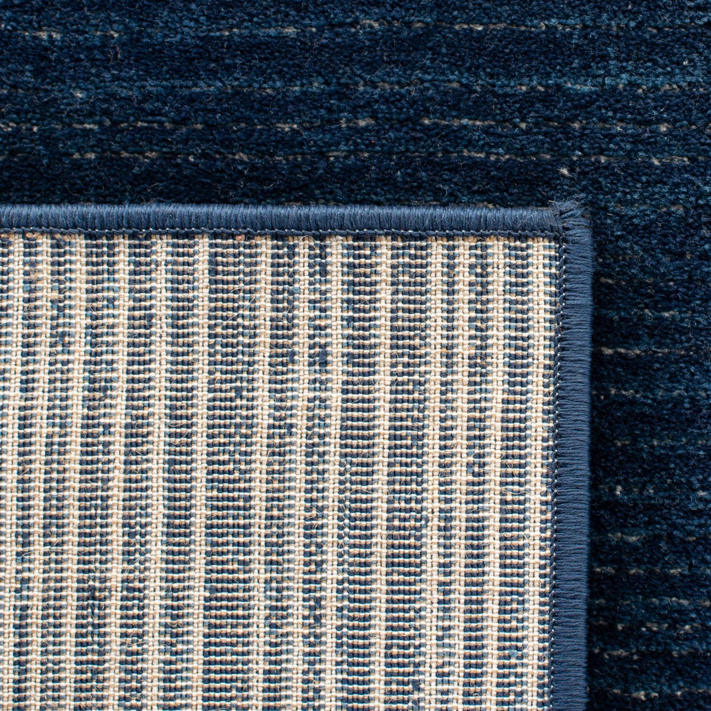 SAFAVIEH Vision Collection Runner Rug - 2'2" x 8', Navy, Modern Ombre Design, Non-Shedding & Easy to Clean, Ideal for Entryway, Foyer, Bedroom, Hallway (VSN606N)