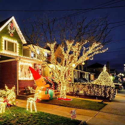 Battery Operated Christmas Lights, 28Ft 80 LED String Lights 8 Modes with Timer Mini Lights for Indoor Outdoor Wreath Wedding Party Garden Home Decor, Waterproof, Warm White