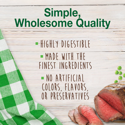 Nylabone Healthy Edibles Natural Dog Chews Long Lasting Roast Beef Flavor Treats for Dogs, Small/Regular (2 Count)
