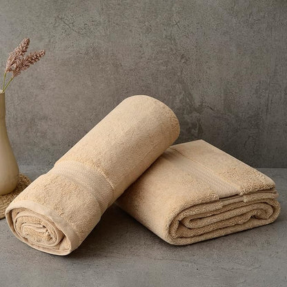 Fabdreams 100% Organic Cotton Bath Sheet Set of 2 700 GSM Oversized Towels