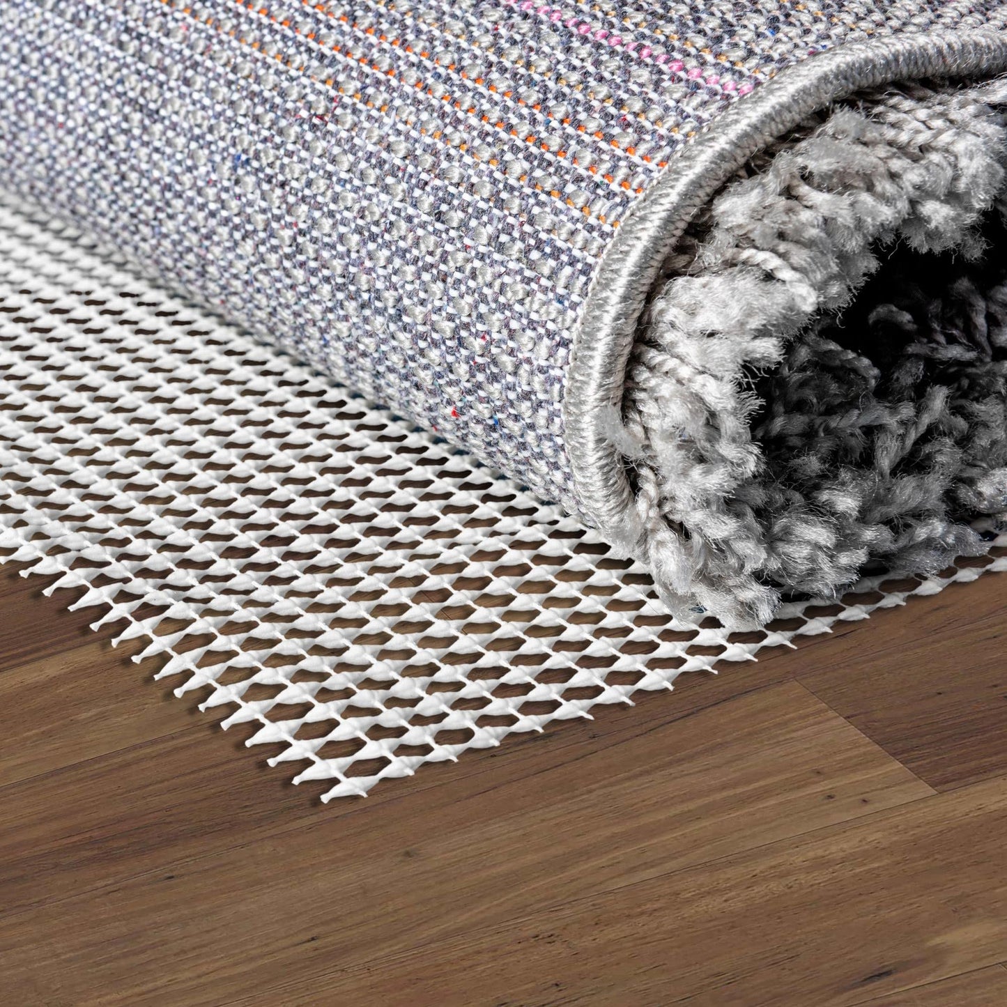 Unique Loom Anti-Slip All Surface Slim Indoor Use Rug Pad (7' 10" Square')