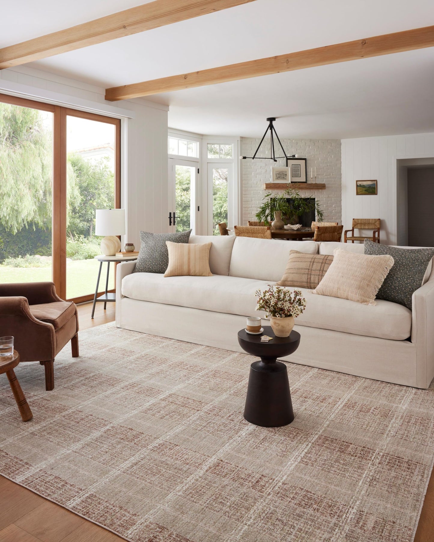 Loloi Angela Rose Ember Collection EMB-02 Clay/Sand 5'-3" x 7'-6" Area Rug