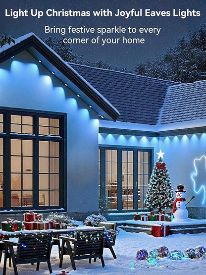 Permanent Outdoor Lights, 350FT RGB IP67 Waterproof Eaves Lighting, Smart LED Outside House Lights with App/Remote Control for Halloween, Christmas Decor, Holiday, Party, Daily, All Year-Round