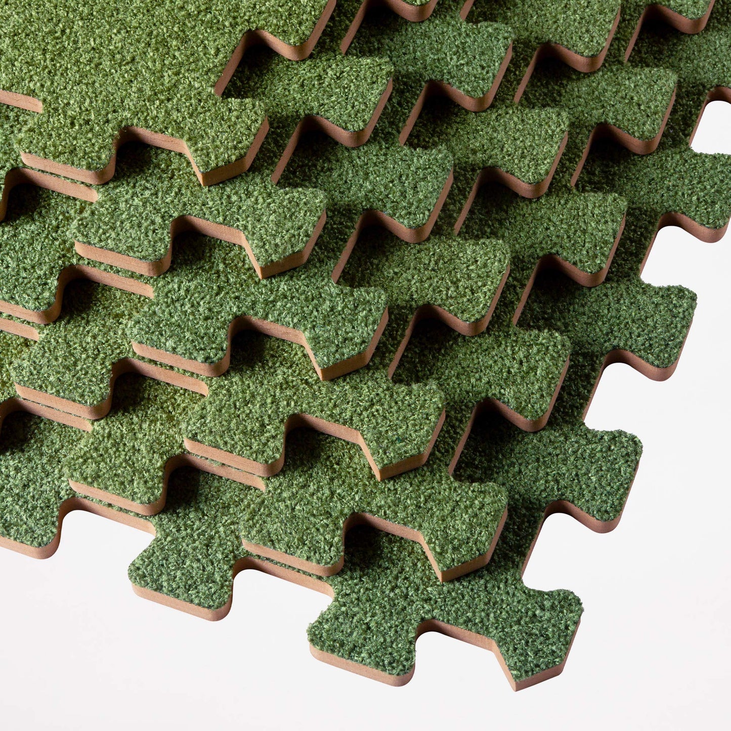 We Sell Mats 3/8 Inch Thick Interlocking Foam Carpet Tiles Durable Carpet Squares Anti Fatigue Support for Home Office or Classroom Use, 24 in x 24 in