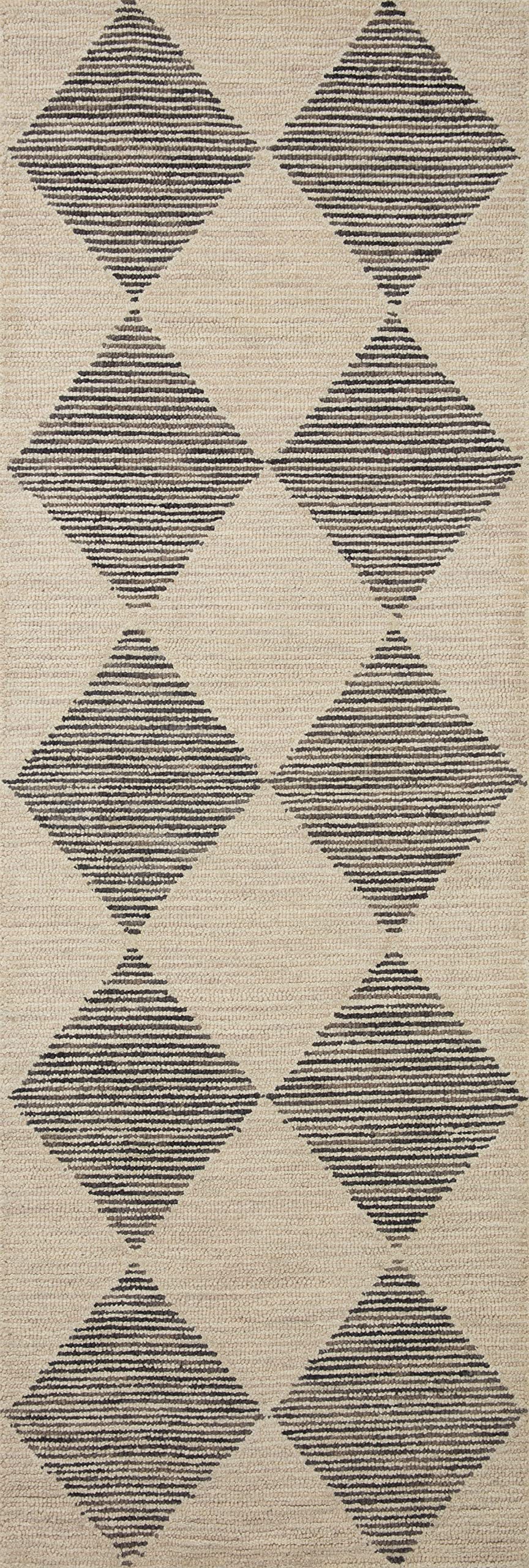 Loloi Chris Loves Julia Francis Collection FRA-01 Beige/Charcoal 7'-9" x 9'-9" Area Rug