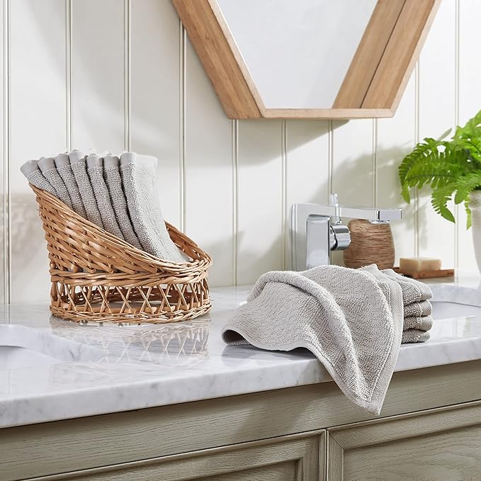 Tommy Bahama - Washcloths, Soft & Absorbent Cotton Towels, Low Linting & Fade