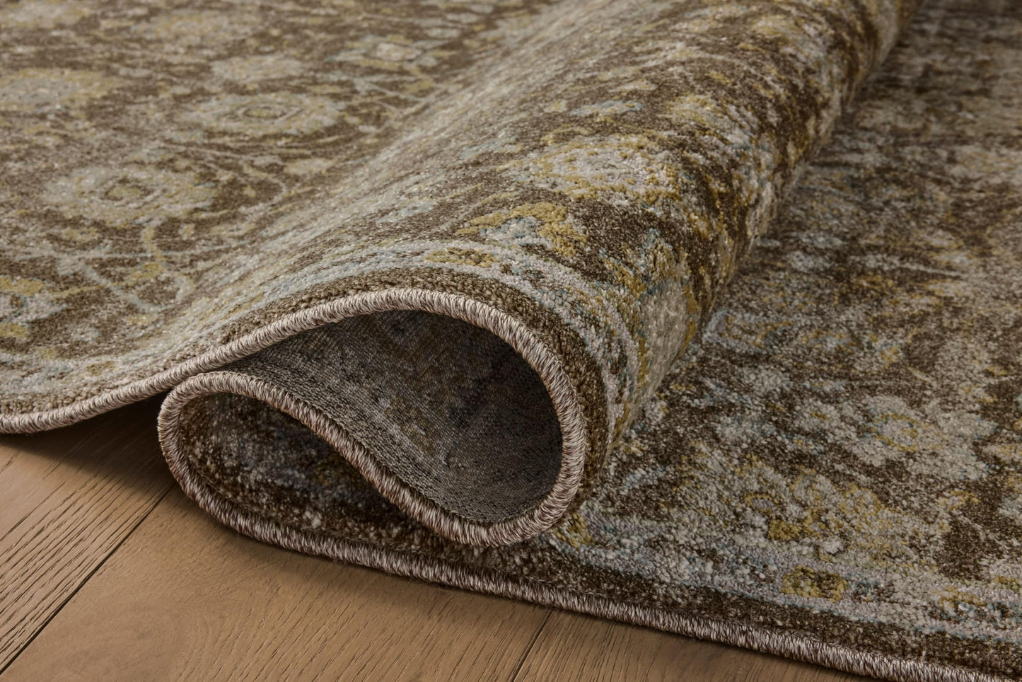 Loloi Magnolia Home by Joanna Gaines Mona Collection MOA-03 BARK/Natural 7'-6" x 10' Area Rug