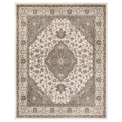 Superior Elegant Glendale Collection Area Rug, 8mm Pile Height with Jute Backing, Traditional Oriental Rug Design, Anti-Static, Water-Repellent Rugs - Green, 5' x 8' Rug