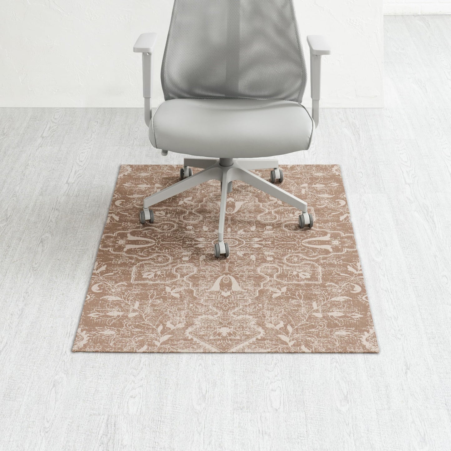 Anji Mountain Rug'd Office Chair Mat for Carpet & Hardwood Floor - Jacquard Woven, Anti-Slip Backing, Low Pile, Floor Protector Desk Chair Mat, Office Rugs for Rolling Chairs (Tamanrasset - 36" x 48")