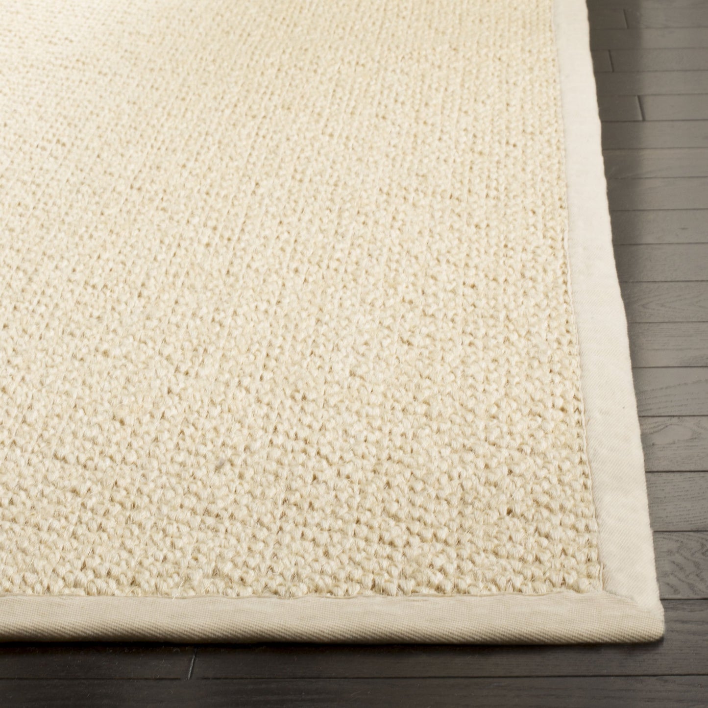 SAFAVIEH Natural Fiber Collection Runner Rug - 2' x 6', Cream, Sisal, Woven Design with Border (NF525A)