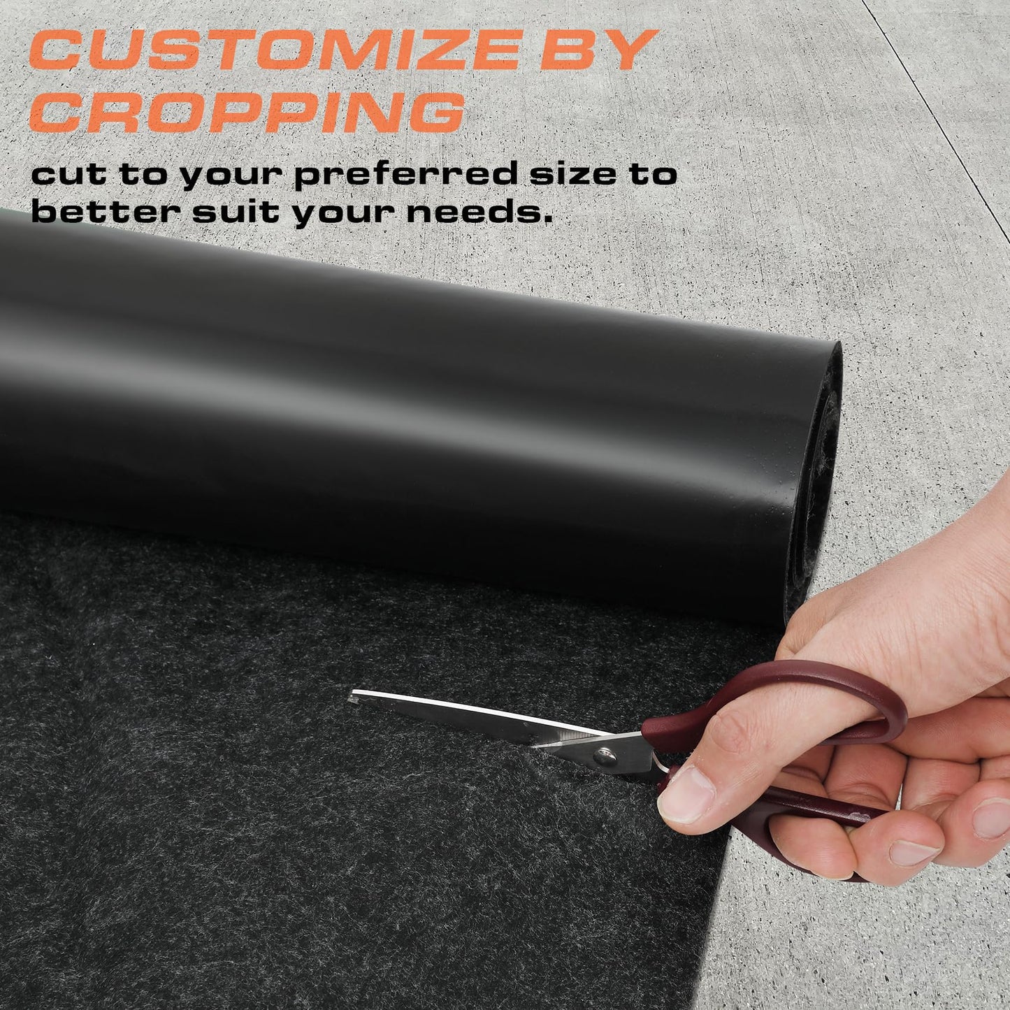 8.8 x 22 FT Garage Floor Mat,Oil Spill Resistant Garage Pad,Garage Flooring
