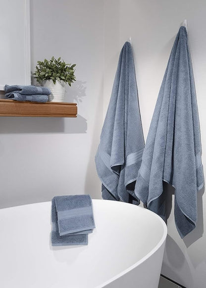 Fabdreams 100% Organic Cotton Bath Sheet Set of 2 700 GSM Oversized Towels
