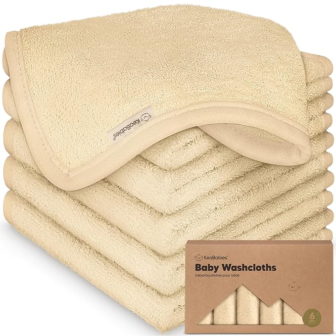 6-Pack Baby Washcloths