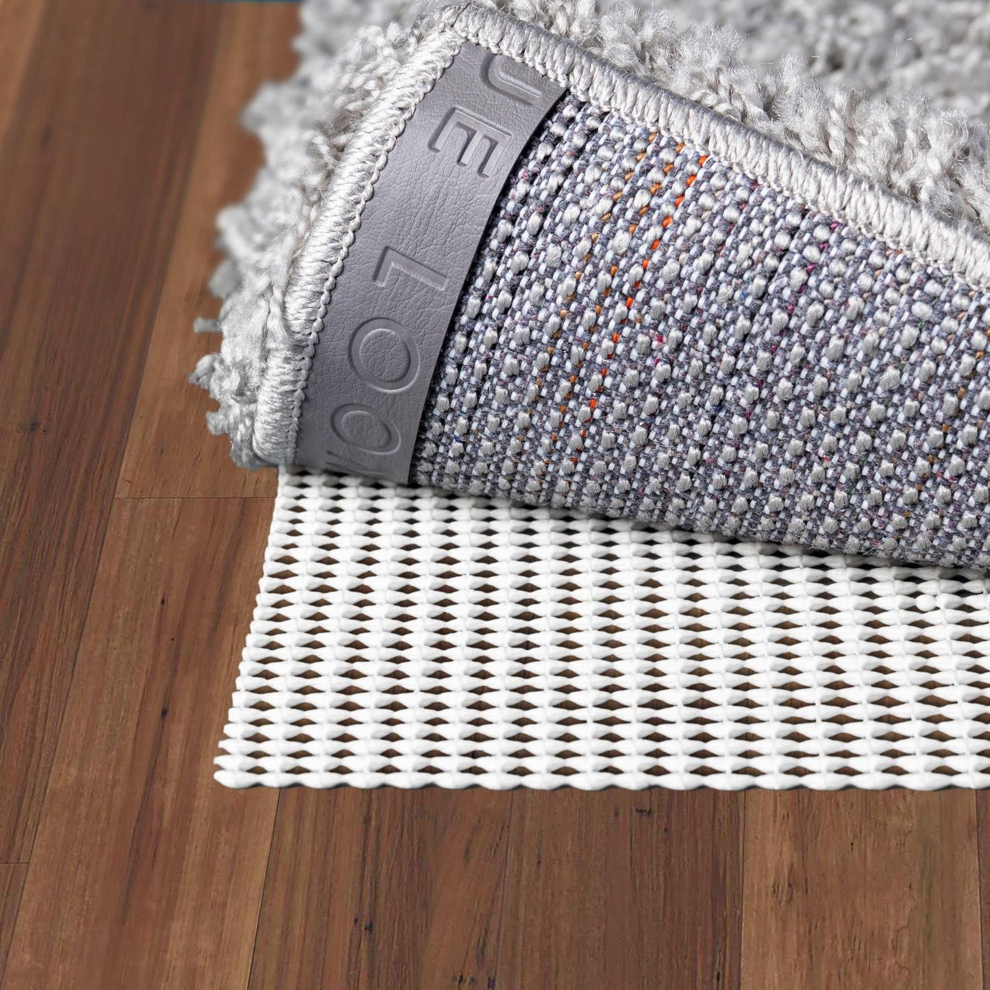 Unique Loom Anti-Slip All Surface Slim Indoor Use Rug Pad (7' 10" Square')