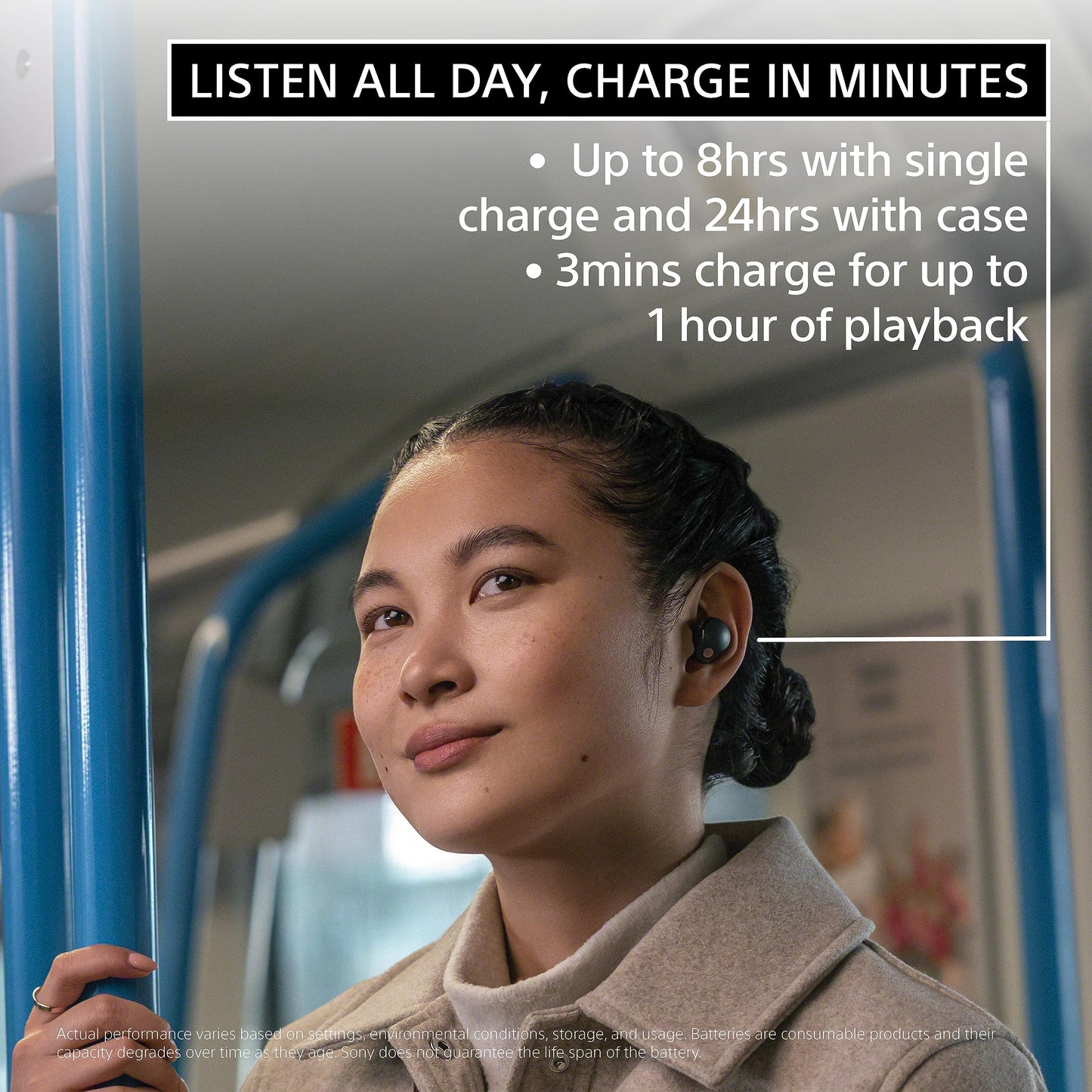 Sony WF-1000XM5 Premium Noise Cancelling Truly Wireless Bluetooth Earbuds & in-Ear Headphones with Alexa Built-in, Black