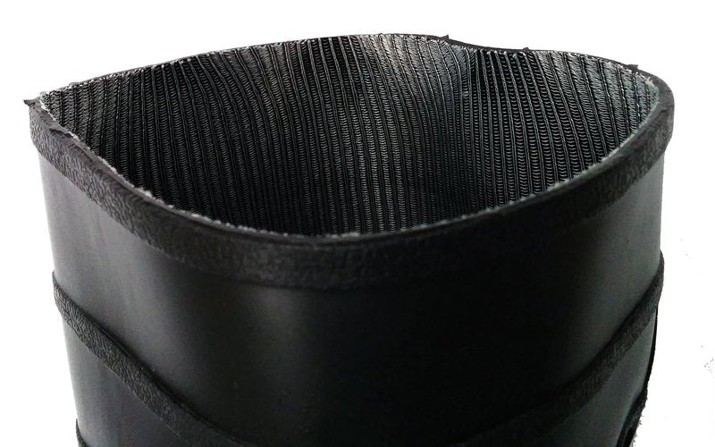 Herco 16" Black Rubber Steel Toe Rain Work Boots - Men's Waterproof Size 11