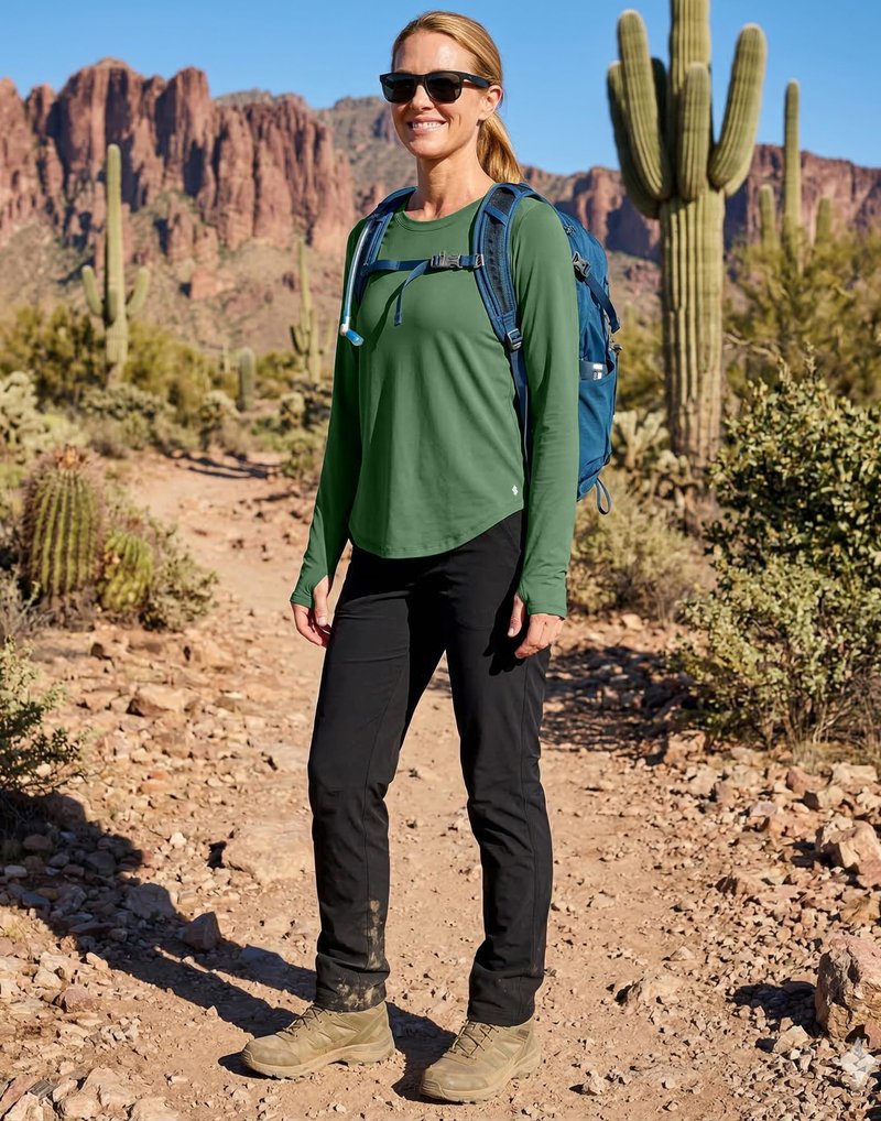 Soothfeel Womens Sun Shirts UPF 50+ UV Protection Lightweight Quick Dry Long Sleeve Workout Hiking Tops Outdoor