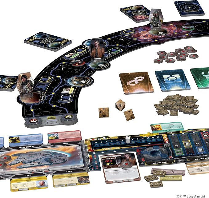 Asmodee Star Wars Outer Rim Board Game - Strategy Game Fun Family Adventure for Teens &amp Adults Ages 14+ 1-4 Players 3-4 Hour Playtime