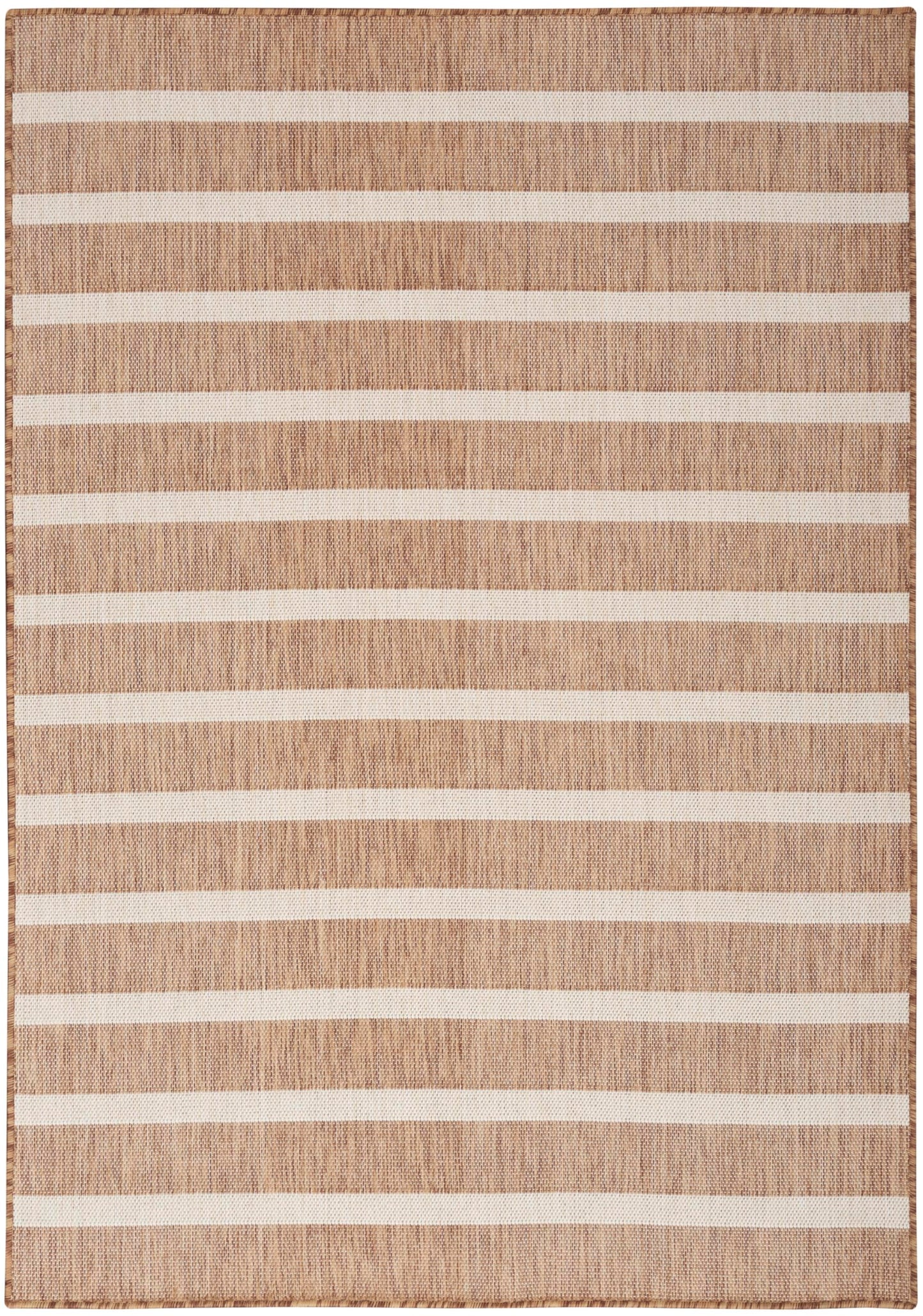 Nourison Home Positano Jute Ivory 7' x 10' Area Rug - Easy Clean, Non Shedding, Bed Room, Living Room, Dining Room, Kitchen (7' x 10')