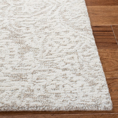 SAFAVIEH Area Rug 9x12 - Metro Collection - Large - Natural & Ivory, Handmade Wool, Ideal for Living Room, Bedroom, Dining Space (MET998A)