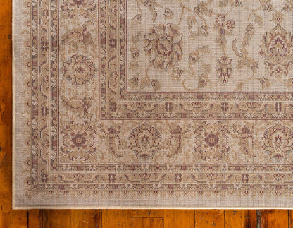 Unique Loom Voyage Collection Traditional Oriental Classic Intricate Design Area Rug (9' 0 x 12' 0 Rectangular, Ivory/Gold)