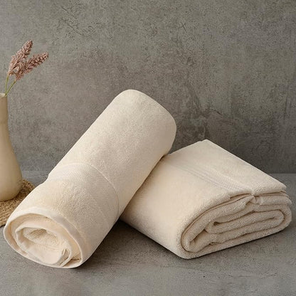 Fabdreams 100% Organic Cotton Bath Sheet Set of 2 700 GSM Oversized Towels