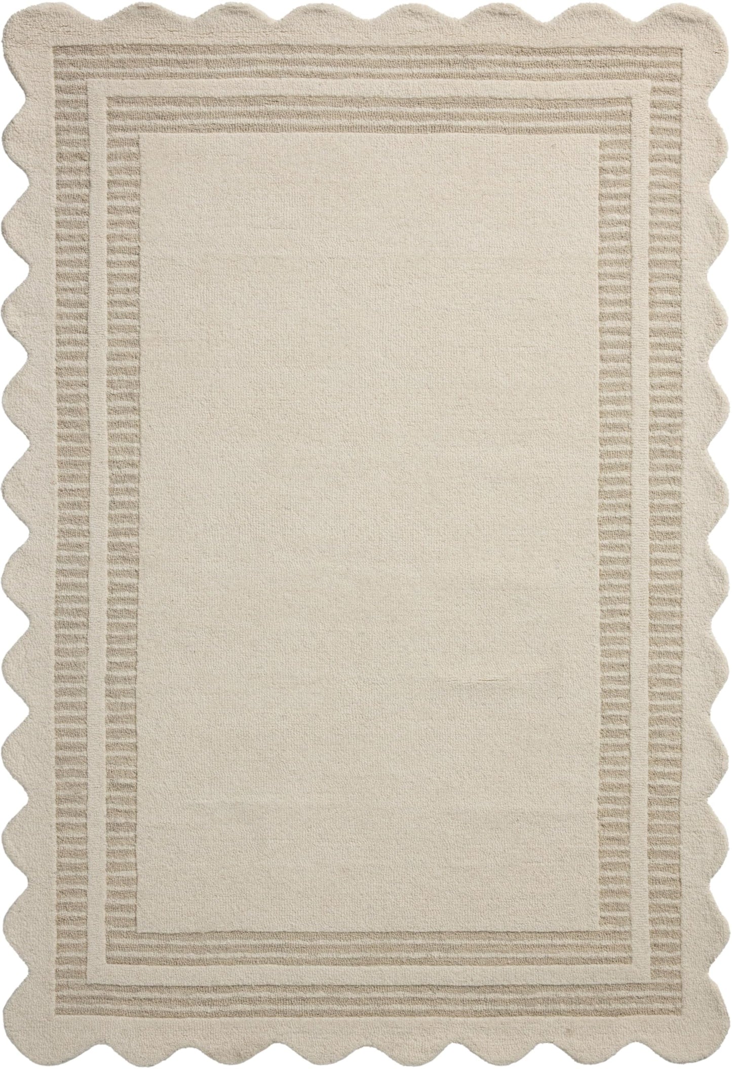 Loloi Chris Loves Julia Scottie Collection SCO-01 Ivory/Grey 2'-3" x 3'-9", .87" Pile Height, Runner Rug