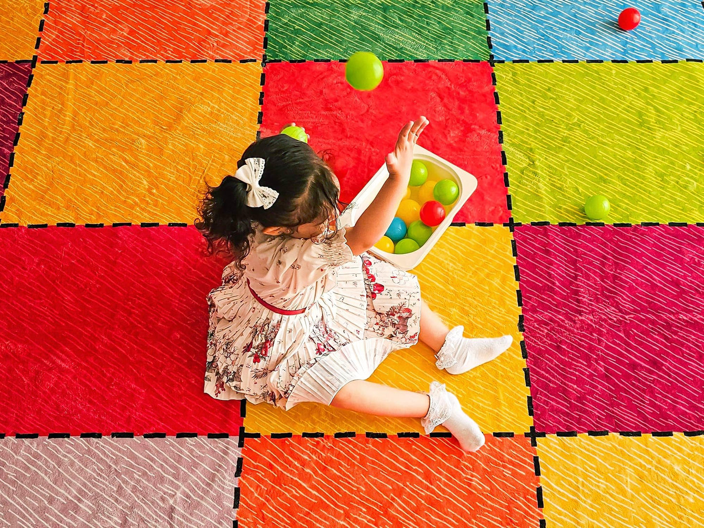 OLEEK Large Classroom Rug Elementary 8x13 - (Washable) Classroom Rugs for Kids Room - Classroom Carpet Elementary - Kids playroom Rug 8 x 13 - Preschool Rugs for Classroom - Schoolgirl Classroom Decor