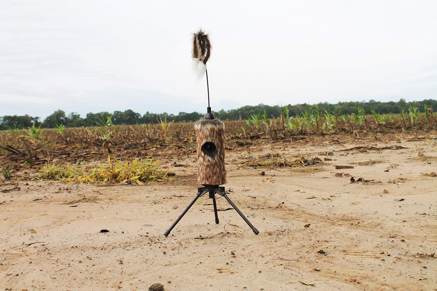 MOJO Outdoors Fuzzy Critter Decoy for Predator Hunting, Great for Coyote and Bobcat Hunting and as a Varmint Decoy, Tail Decoy, Rabbit Decoy