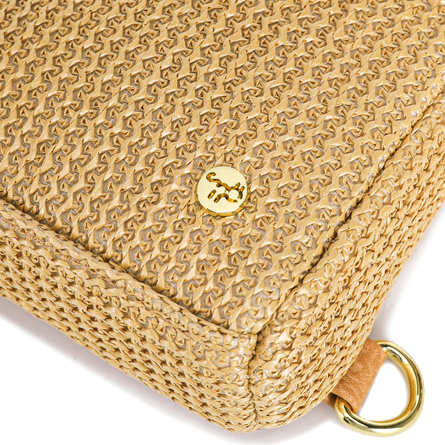 Straw Crossbody Bag for Women Travel Woven Raffia Sling Purse Beach Gifts Hawaii Vacation Christmas Summer Cross Body Purse