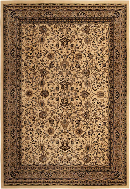 Unique Loom Sialk Hill Collection Area Rug - Washington (9' 10" x 14' 1" Rectangle, Ivory/ Beige)