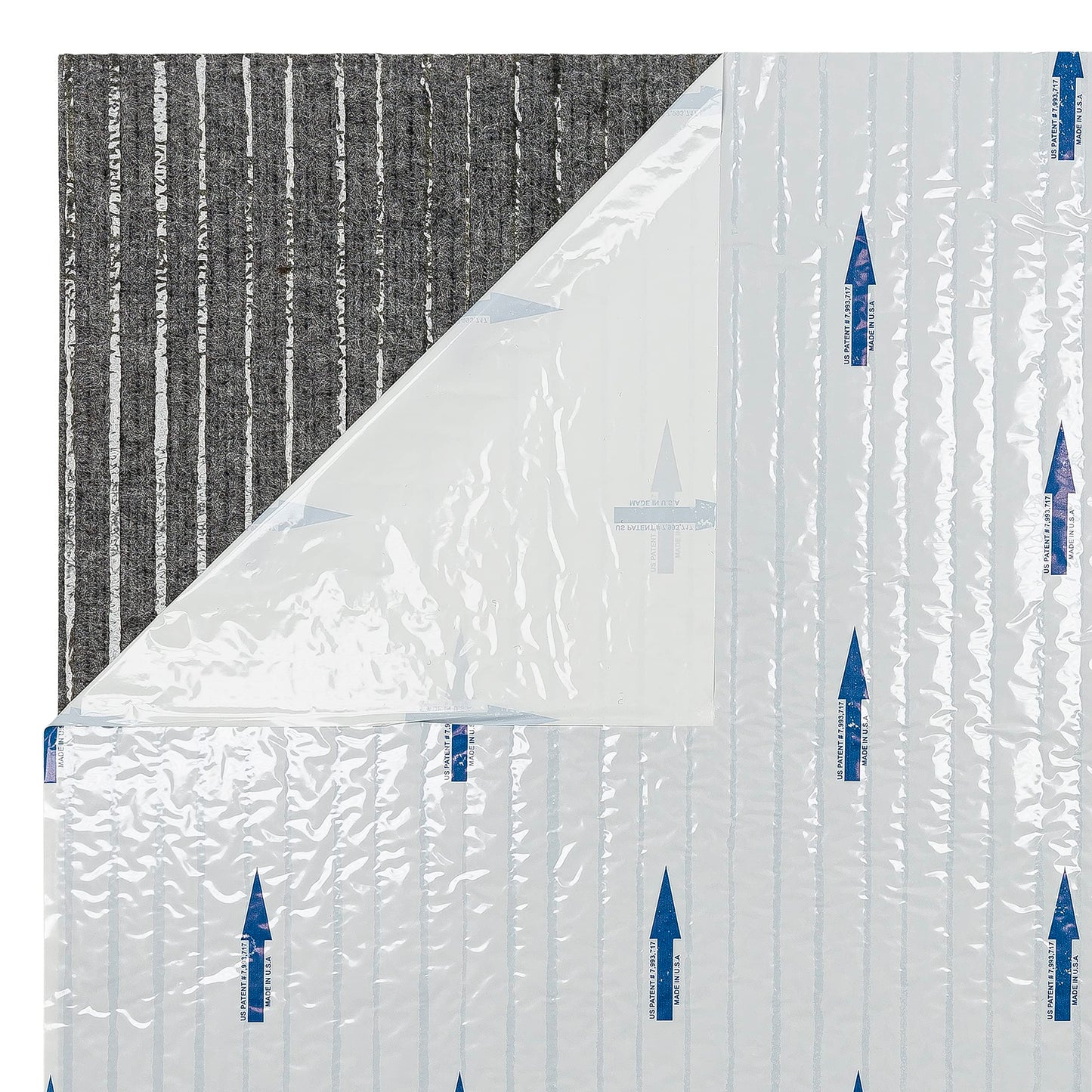 Mohawk Home 24" x 24" Indoor/Outdoor 0.25" Pile Height, Peel and Stick Carpet Tile, Grey Polyester, (15 Tiles) (60 sqft/Box)