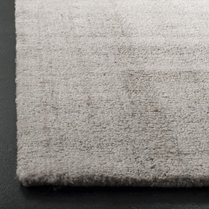 SAFAVIEH Abstract Collection Area Rug - 9' x 12', Light Grey, Handmade Wool & Viscose, Ideal for High Traffic Areas in Living Room, Bedroom (ABT141E)
