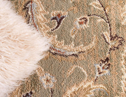 Unique Loom Voyage Collection Area Rug - Hickory (5' 3" x 8' Rectangle Green/Light Blue)