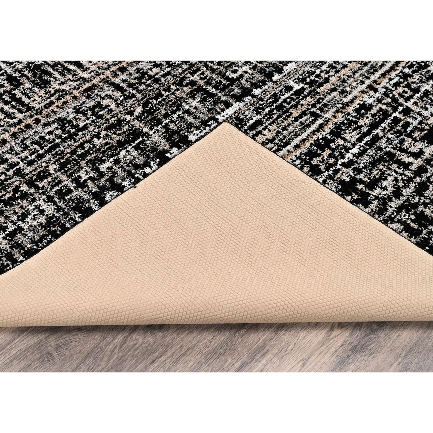 Garland Rug Rumba Indoor Floor Rug Area Rug Black/Earth Tones 3 Ft. X 5 Ft. Modern Abstract Area Rug – Soft, Anti-Skid,Carpet for Living Room, Bedroom, Dining Room, Farmhouse, Nursery