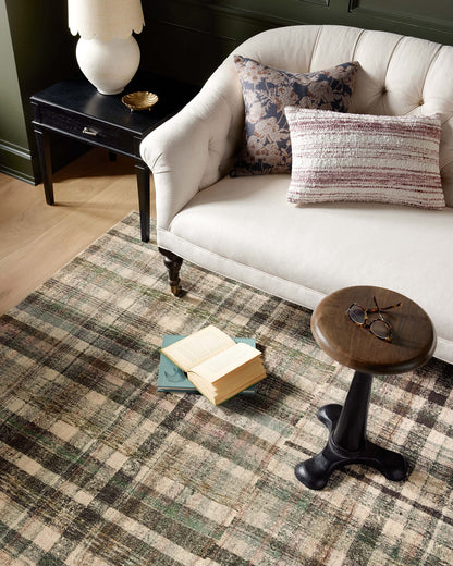 Loloi Chris Loves Julia Humphrey Collection HUM-03 Forest/Multi 7'-3'' x 9'-3'' .38" Pile Height, Area Rug feat. CloudPile
