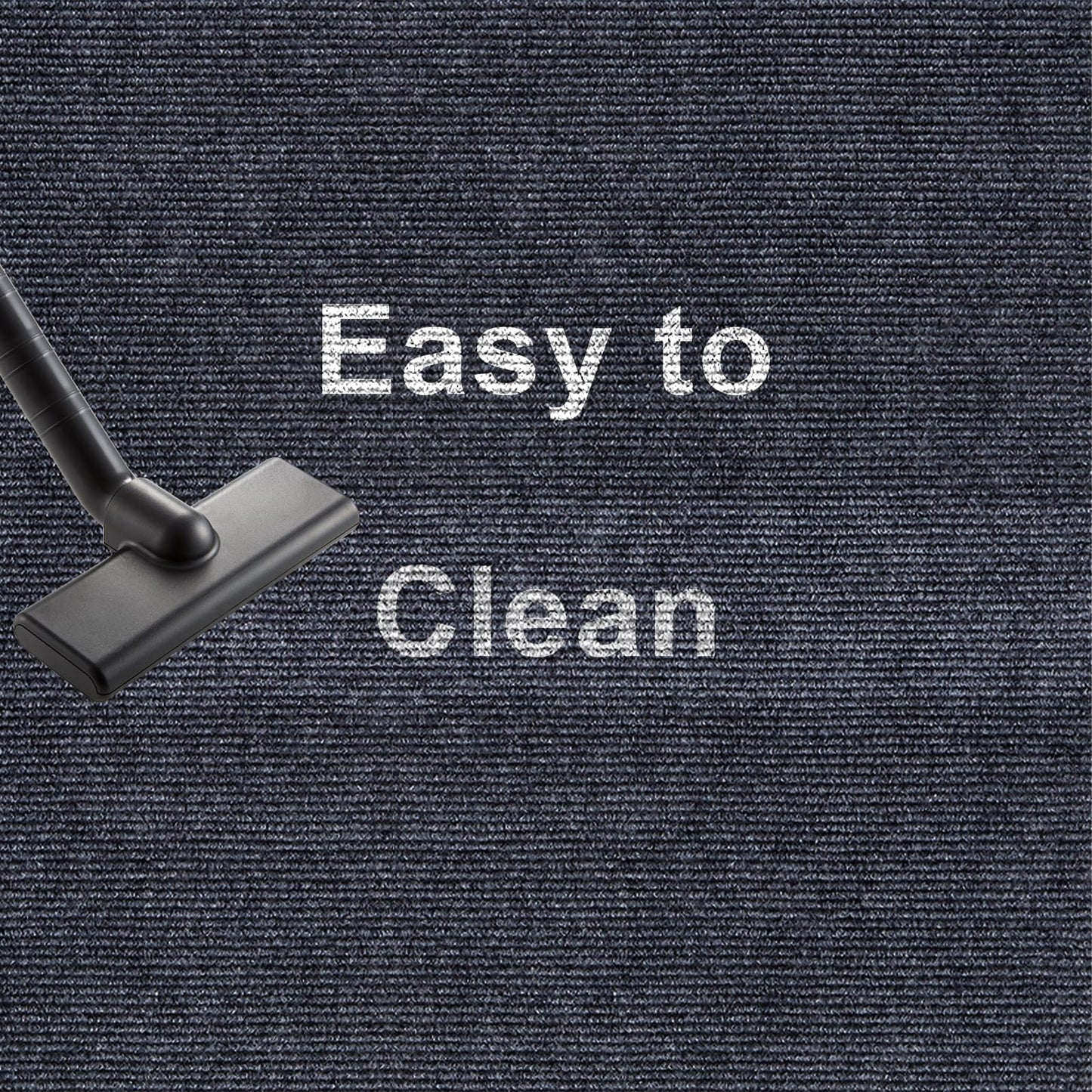 VeloflowXG 24" x 24"Peel and Stick Carpet Squares, Self Adhesive Non-Slip Carpet Tiles, Peel and Stick Soft Padded for Kitchen Bedrooms Indoor Outdoor(10 Tiles/40 sq ft) (10, Dark Grey)