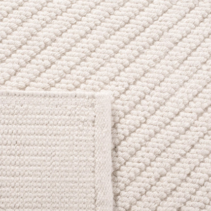 SAFAVIEH Natura Collection 9' x 12' Ivory NAT450A Handmade Wool Living Room Dining Bedroom Area Rug