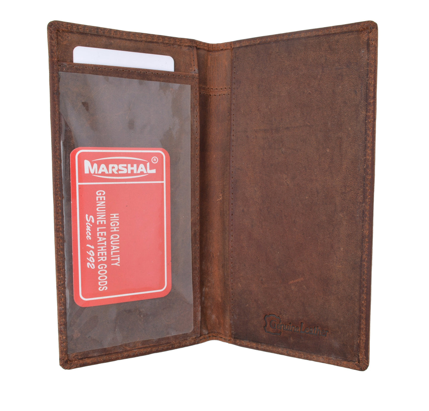 Hand Crafted Genuine Soft Leather Checkbook Cover simple-156 (Vintage)