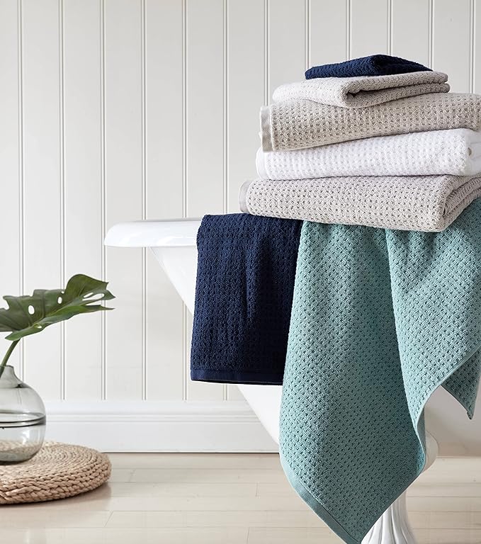 Tommy Bahama - Bath Towels, Highly Absorbent Cotton Bathroom Decor, Low Linting