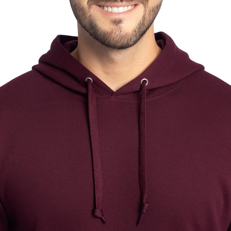 Fruit of the Loom Men's Eversoft Fleece Sweatshirts & Hoodies, Moisture Wicking & Breathable, Sizes S-4X, Pullover-Maroon, Medium