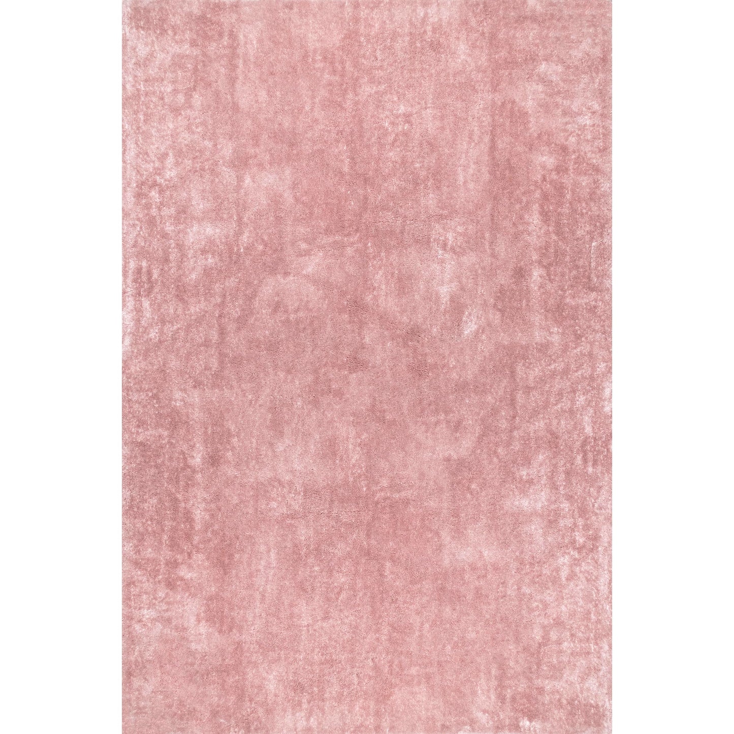 nuLOOM 5' x 8' Cozy Plush Area Rug, Machine Washable, Non-Slip, Soft Fluffy Shag Carpet for Living Room Bedroom Kids Room Nursery Home Decor, Loni Pink