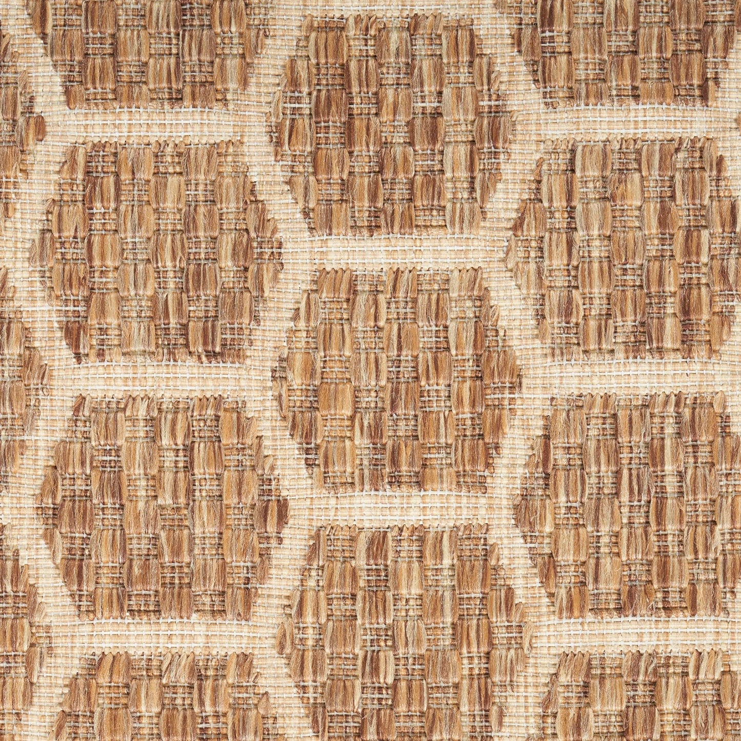 Nourison Home Reversible Indoor Outdoor Natural 8' x 10' Area Rug - Easy Clean, Non Shedding, Bed Room, Living Room, Dining Room, Kitchen (8' x 10')