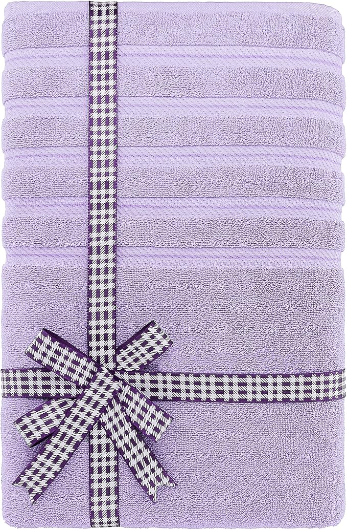 American Soft Linen 35x70 Jumbo Large Bath Towel, 600 GSM 100% Cotton Turkish