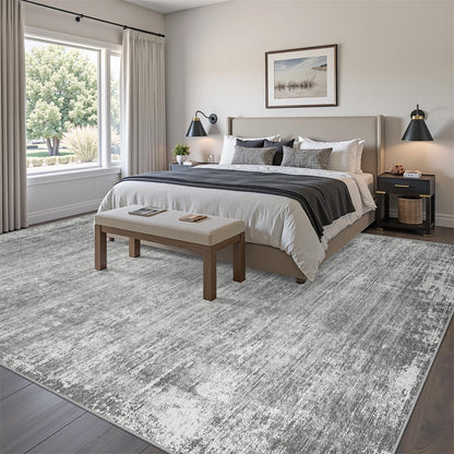 zesthome 8x10 Area Rugs for Living Room, Non-Slip Backing Washable Rug, Modern Abstract Area Rug, Stain Resistant Rugs for Bedroom, Ultra-Thin Large Area Rugs, Area Rug 8x10